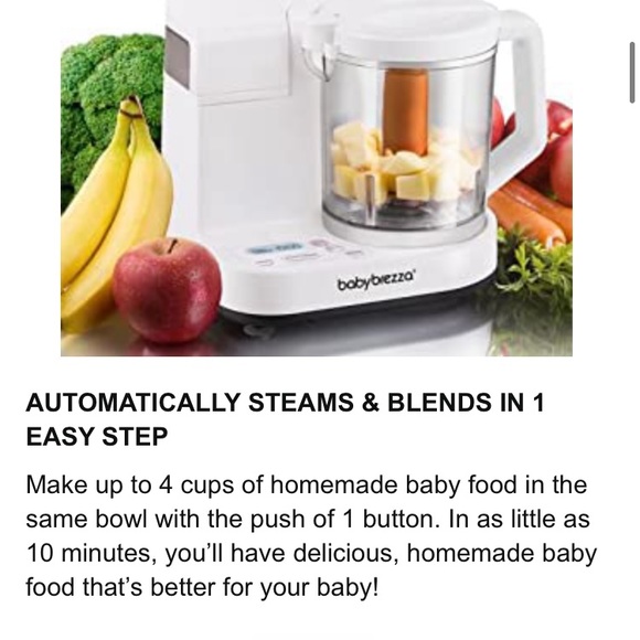 Baby Brezza Glass One Step Baby Food Maker - Picture 5 of 11